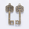 Tibetan Style Alloy Big Skeleton Key Pendants LS-MLF9750Y-NF-2
