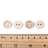 Wooden Buttons BUTT-K007-08A-3