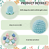 12Pcs 6 Colors Flower Shape Cotton Knitted Costume Ornament Accessories DIY-FG0005-34-4