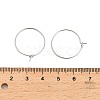 Brass Hoop Earring Findings KK-R112-038B-3