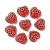 Plating Acrylic Beads X-OACR-P007-09-1