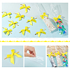 240Pcs 2 Style Polyester Packaging Ribbon Bowknots AJEW-PH0003-60-7