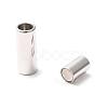 Tarnish Resistant Smooth 304 Stainless Steel Magnetic Clasps with Glue-in Ends STAS-H402-21P-5mm-2