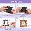 2 Sets 2 Styles Vintage Resin Hanging Photo Frame RESI-SP0001-21B-01-4