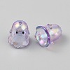 Transparent Acrylic Bead Caps TACR-WH0021-20A-2