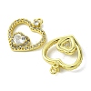 Eco-Friendly Brass Micro Pave Cubic Zirconia Pendants KK-A204-14G-2