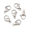 Tarnish Resistant 316 Surgical Stainless Steel Lobster Claw Clasps STAS-316-FL15A-1