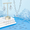 100Pcs 304 Stainless Steel Linking Ring STAS-UN0041-24-2