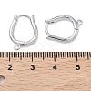 SHEGRACE Brass Hoop Earrings Findings XGR0157P-87P-3
