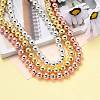 Electroplate Non-magnetic Synthetic Hematite Beads Strands G-L485-01E-M-5