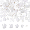 100Pcs 5 Styles 4-Hole Shell Buttons BUTT-WR0001-26-1