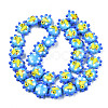 Handmade Bumpy Lampwork Beads Strands LAMP-N021-036B-2