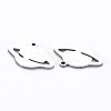 Non-Tarnish 201 Stainless Steel Pendants STAS-Q240-058P-2