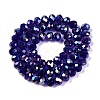 Electroplate Glass Beads Strands LS-EGLA-A044-T8mm-B06-3
