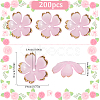 200Pcs Acrylic Bead Caps OACR-SC0001-83G-2