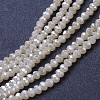 Electroplate Glass Beads Strands EGLA-A034-J2mm-Y03-1
