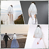 Organza Bridal Veils AJEW-WH20020-254B-5