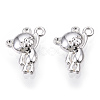 Rack Plating Alloy Charms PALLOY-WH0103-01S-4