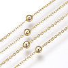 Brass Cable Chains X-KK-S332-17G-1