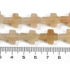 Natural Topaz Jade Beads Strands G-I369-A10-02-5