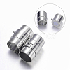 Brass Locking Tube Magnetic Clasps X-KK-Q090-N-2