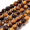 Natural Tiger Eye Beads Strands G-F260-02-4mm-1