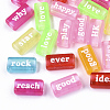 Transparent Acrylic Beads X-MACR-S273-30-1