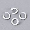 Spray Painted Iron Open Jump Rings IFIN-T017-04B-31-1