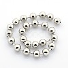 Tarnish Resistant Electroplate 304 Stainless Steel Ball Chains CHS-L001-6mm-P-2