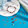 3 Bags 3 Colors CCB Plastic Bead Frames KY-AR0001-18-4