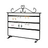 Triple Levels Rectangle Iron Earring Display Stand LS-CON-PW0001-153B-1