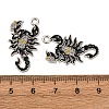 Alloy Enamel Pendants X1-FIND-H051-08P-2
