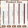 30Pcs 5 Styles Walnut Craft Sticks FIND-OC0013-49-2