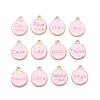 Alloy Enamel Pendants ENAM-S124-01B-09-2