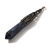 Natural Sodalite Pointed Big Pendants G-P560-02R-05-2