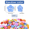 1 Bag 2-Hole Resin Buttons BUTT-SP0001-19A-2