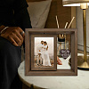 Wedding Double Sided Wooden Rotating Photo Frames with DIY Word Heart Charm DJEW-WH0076-003-5