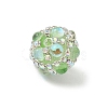 Sparkling Acrylic Encrusted Round Beads CLAY-NH0003-03S-05-2