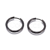 304 Stainless Steel Huggie Hoop Earrings EJEW-G272-01-20mm-B-1