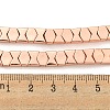 Electroplated Synthetic Non-magnetic Hematite Beads Strands G-C136-A01-02-4