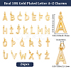 26Pcs 26 Styles Brass Charms KK-BBC0024-95-2
