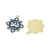 Father's Day Alloy Enamel Pendants ENAM-V001-03C-G-2