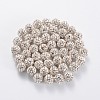 Polymer Clay Rhinestone Beads RB-H284-8MM-001-1