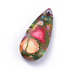 Natural Regalite/Imperial Jasper/Sea Sediment Jasper Pendants G-F590-07-2