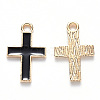 Alloy Enamel Pendants ENAM-S121-122B-1