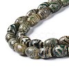 Tibetan Style dZi Beads Strands TDZI-E005-01A-3