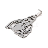 Non-Tarnish 201 Stainless Steel Pendants STAS-S126-07P-2
