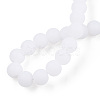 Imitation Jade Glass Beads Strands GLAA-T032-J8mm-MD01-4