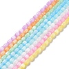Natural Selenite Beads Strands G-F750-1