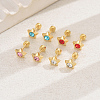 4 Pairs Elegant Set of Four Pairs of Fashionable and Versatile Earrings BI7244-2-1